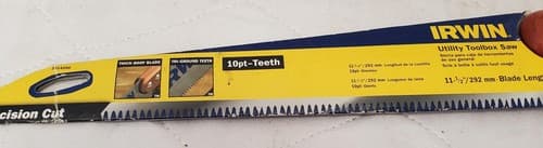 Irwin 2014200 Standard Utility Saw, 11-1/2 10pt Teeth LOT-956 - Thumbnail 4