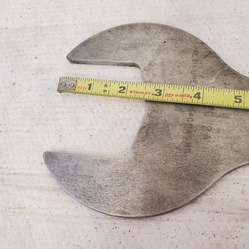 Vintage Large Open Ended Wrench LOT 570 - Thumbnail 5