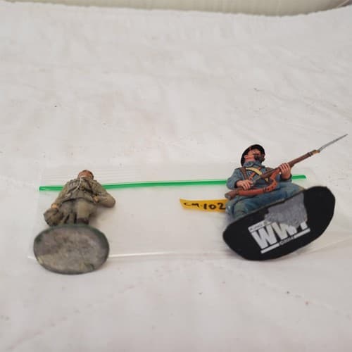 W Britain. Winston Churchill Sudan & King & Country Kneeling Soldier CM-102 - Thumbnail 8