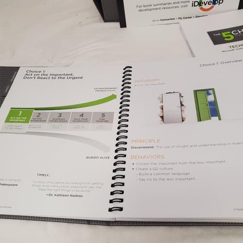 Franklin Covey The 5 Choices To Extraordinary Productivity 2016 Technical Guide - Thumbnail 7