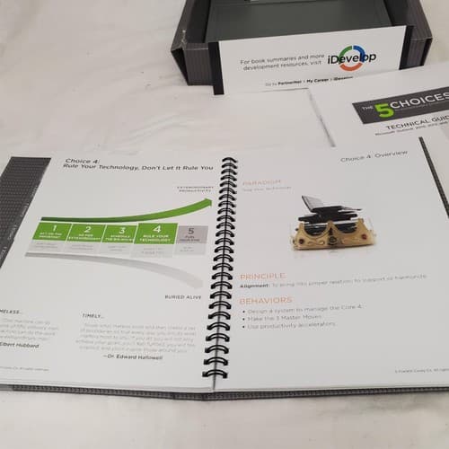 Franklin Covey The 5 Choices To Extraordinary Productivity 2016 Technical Guide - Thumbnail 10