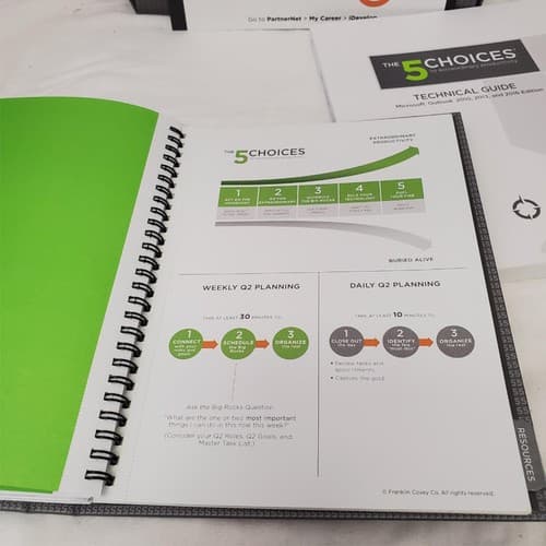 Franklin Covey The 5 Choices To Extraordinary Productivity 2016 Technical Guide - Thumbnail 12