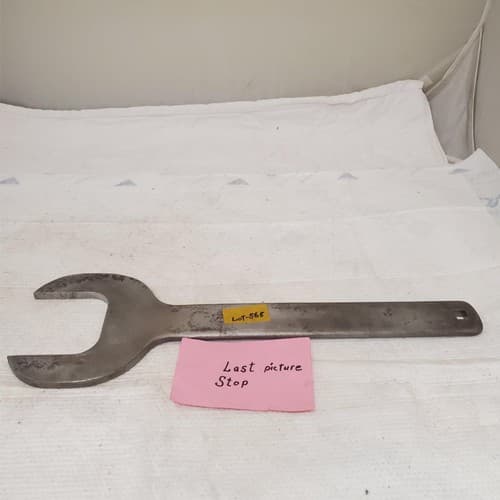 Vintage Large Open Ended Wrench LOT 565 - Thumbnail 6