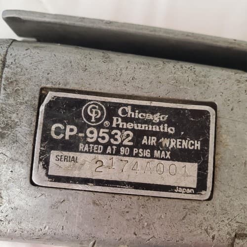 Lot of 5 Assorted Various 1/2 Penumatic Impact Air Wrenches Air Tools LOT-20 - Thumbnail 9