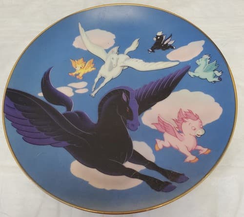Disney Fantasia 50 Years Plate 6.5" Beethoven’s 6th Pastoral 1940–1990 LE - Thumbnail 3