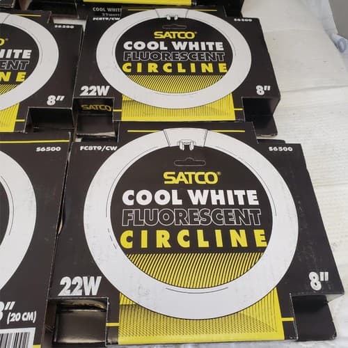 Lot of SATCO Various 8" 12" Circline Rapid Start Fluorescent Light Bulbs - Thumbnail 6