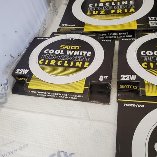 Lot of SATCO Various 8" 12" Circline Rapid Start Fluorescent Light Bulbs - Thumbnail 8