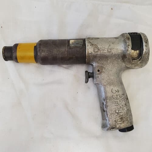 Vintage Pneumatic Aircraft Rivet Screw Gun Air Tool Industrial AL29 - Thumbnail 3