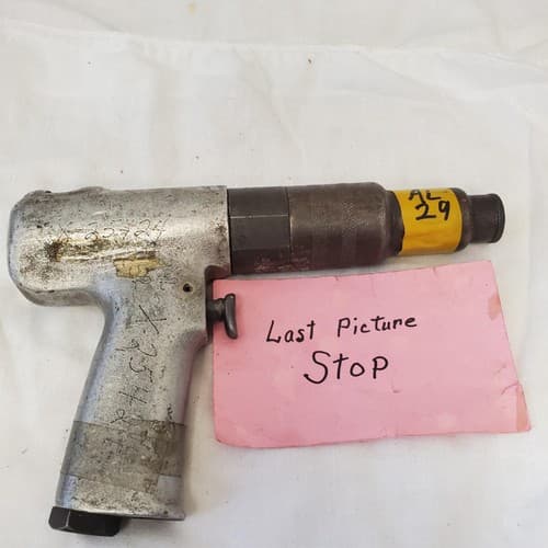 Vintage Pneumatic Aircraft Rivet Screw Gun Air Tool Industrial AL29 - Thumbnail 5