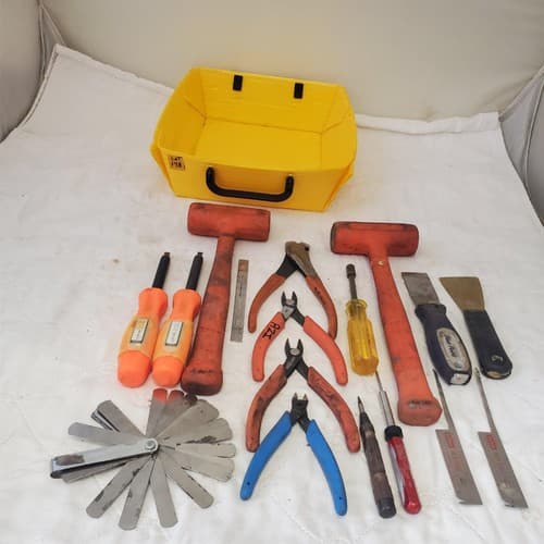 Lot of Assorted Wooden Hammer, Pilers, Various Drivers & other Hand Tools LOT 17 - Thumbnail 3