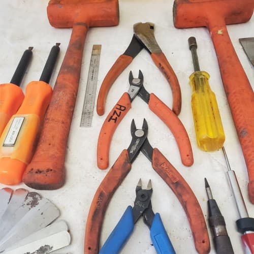 Lot of Assorted Wooden Hammer, Pilers, Various Drivers & other Hand Tools LOT 17 - Thumbnail 6