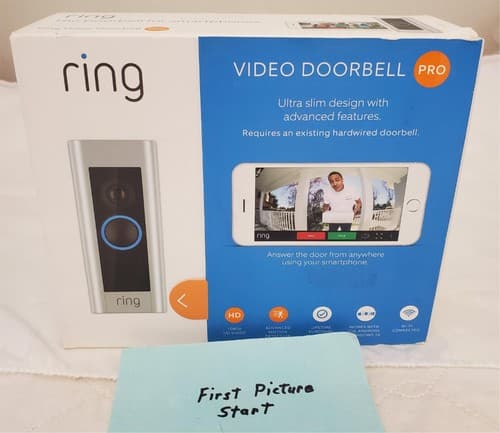 Ring 2549AG660L-B01FX Smart Wifi Cam Video Doorbell Pro - Image 1