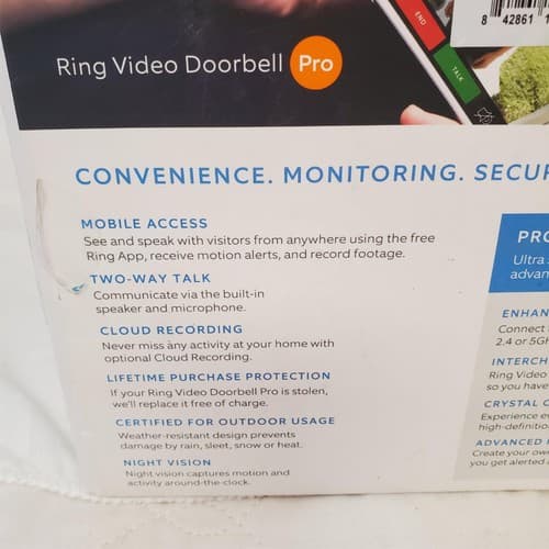 Ring 2549AG660L-B01FX Smart Wifi Cam Video Doorbell Pro - Thumbnail 5