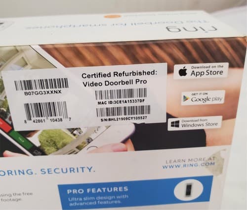 Ring 2549AG660L-B01FX Smart Wifi Cam Video Doorbell Pro - Thumbnail 4