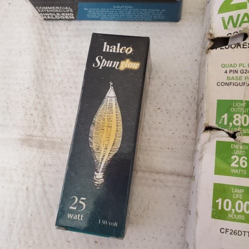 Lot of Multi Brand Assorted Light Bulbs Reflectors - Thumbnail 18