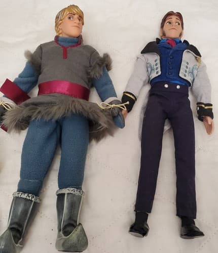 Disney Frozen Sven Anna Prince Hans Plush Reindeer Stuffed Animal & Olaf Figures - Thumbnail 8