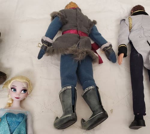 Disney Frozen Sven Anna Prince Hans Plush Reindeer Stuffed Animal & Olaf Figures - Thumbnail 9