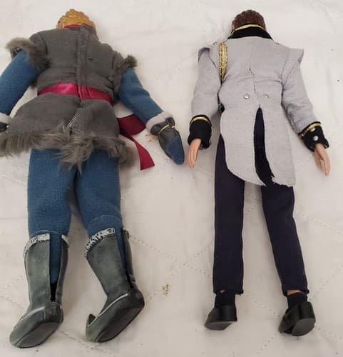 Disney Frozen Sven Anna Prince Hans Plush Reindeer Stuffed Animal & Olaf Figures - Thumbnail 10