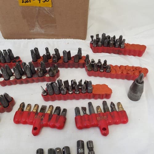 Assorted Mixed Lot Screwdriver Bits Holders Extensions Torx Hex LOT-930 - Thumbnail 5