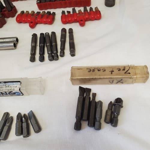 Assorted Mixed Lot Screwdriver Bits Holders Extensions Torx Hex LOT-930 - Thumbnail 7