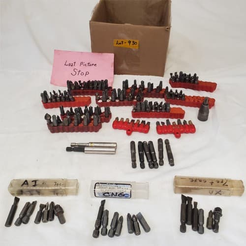 Assorted Mixed Lot Screwdriver Bits Holders Extensions Torx Hex LOT-930 - Thumbnail 9