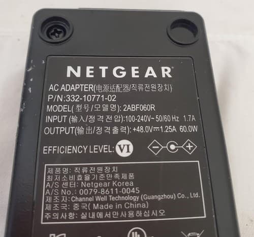 Netgear 2ABF060R 60W AC Power Adapter Charger - Thumbnail 5