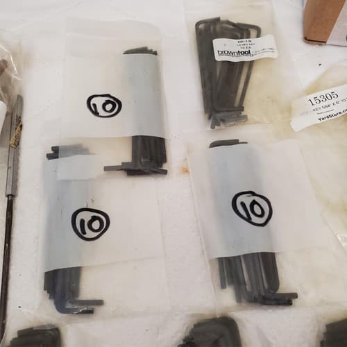 Lot of 21 Assorted Industrial Allen Hex Key & Punch Tool Wrenches LOT-558 - Thumbnail 5