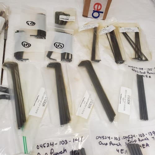 Lot of 21 Assorted Industrial Allen Hex Key & Punch Tool Wrenches LOT-558 - Thumbnail 3