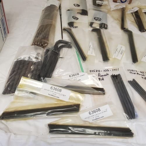 Lot of 21 Assorted Industrial Allen Hex Key & Punch Tool Wrenches LOT-558 - Thumbnail 12