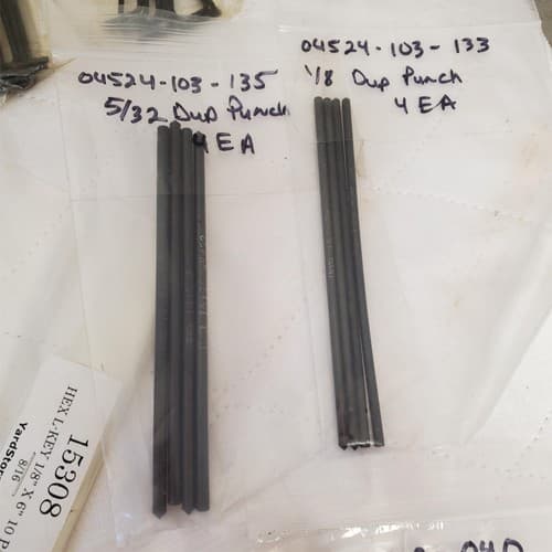 Lot of 21 Assorted Industrial Allen Hex Key & Punch Tool Wrenches LOT-558 - Thumbnail 10