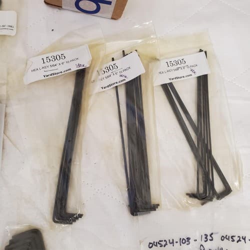 Lot of 21 Assorted Industrial Allen Hex Key & Punch Tool Wrenches LOT-558 - Thumbnail 7