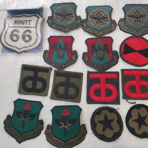 Lot of Assorted US Military Army Air Force Subdued Patches - Thumbnail 2