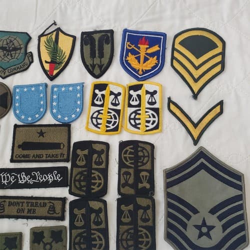 Lot of Assorted US Military Army Air Force Subdued Patches - Thumbnail 4