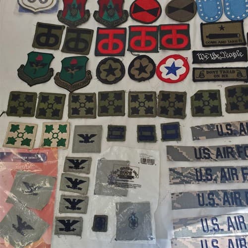 Lot of Assorted US Military Army Air Force Subdued Patches - Thumbnail 7