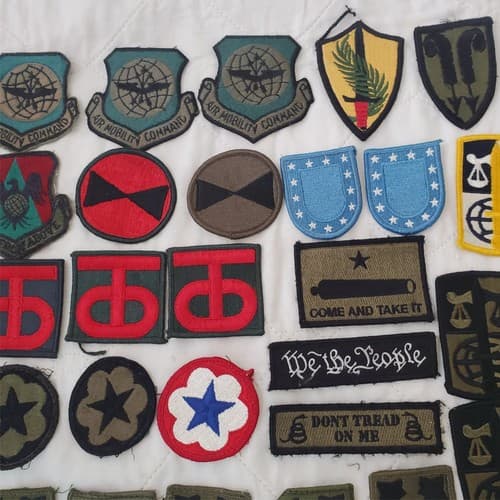 Lot of Assorted US Military Army Air Force Subdued Patches - Thumbnail 3