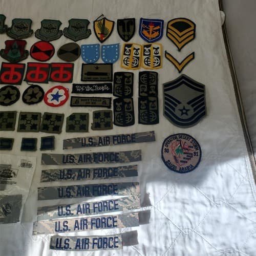 Lot of Assorted US Military Army Air Force Subdued Patches - Thumbnail 10