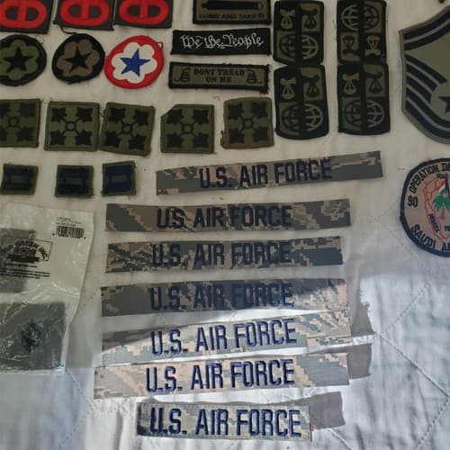 Lot of Assorted US Military Army Air Force Subdued Patches - Thumbnail 6