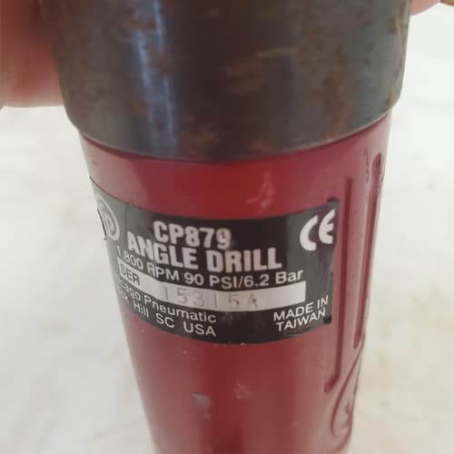 Chicago Pneumatic CP879 Die Angle Grinder 1800 RPM Aircraft Tool AL65 - Thumbnail 3