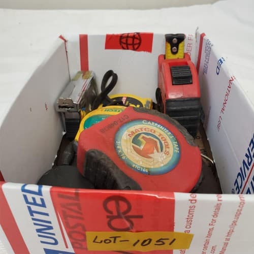 Lot of 7 Measuring Tapes Mixed Brands & Sizes Stanley Extech Mechanic LOT-1051 - Thumbnail 3