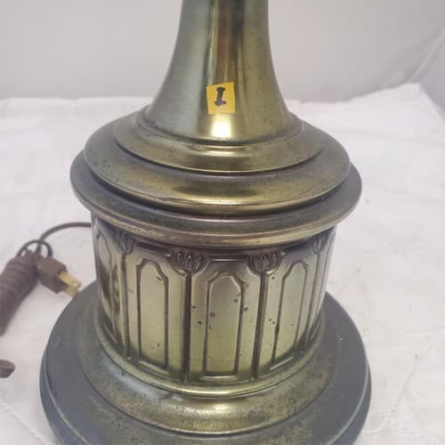 Vintage Brass Trophy portable Table Lamp I - Thumbnail 2