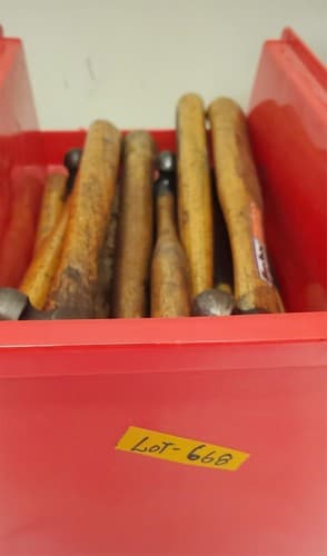 Lot of 10 Blue-Point Ball Peen Hammers Wooden Handle LOT-668 - Thumbnail 3