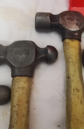 Lot of 10 Blue-Point Ball Peen Hammers Wooden Handle LOT-668 - Thumbnail 8