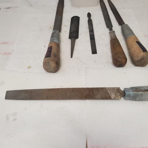 Lot of 6 Mixed Vintage Woodworking Chisel Tools LOT-773 - Thumbnail 5