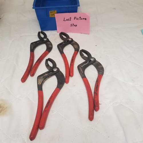Lot of 4 Proto 253G Soft Jaw Cannon Plug Pliers LOT-314 - Thumbnail 7