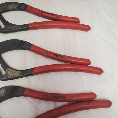 Lot of 4 Proto 253G Soft Jaw Cannon Plug Pliers LOT-314 - Thumbnail 5