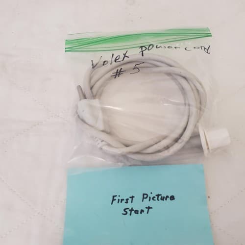 Genuine Apple iMac Power Cord Cable Volex #5 - Image 1