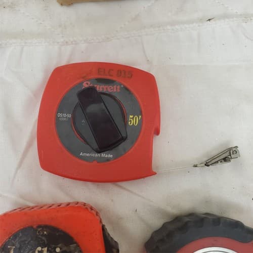 Lot of 3 Lufkin Blue Print & Starrett Retractable Tape Measure LOT-724 - Thumbnail 4