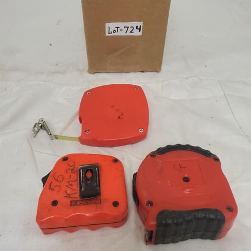 Lot of 3 Lufkin Blue Print & Starrett Retractable Tape Measure LOT-724 - Thumbnail 6