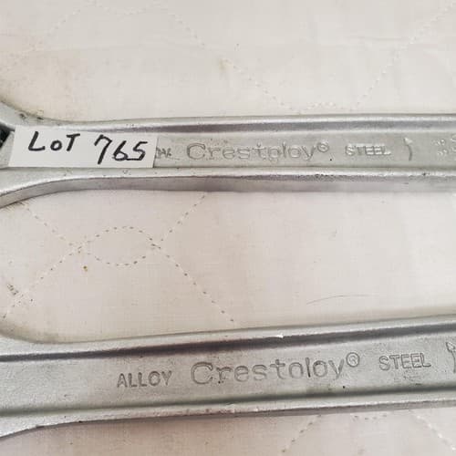 Lot of 2 Crescent Alloy Crestoloy 10" Adjustable Wrench Tools Set LOT-765 - Thumbnail 2