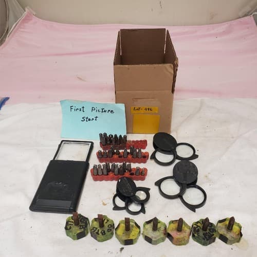 Lot of Screwdriver Bits and Magnifying Tools - Image 1